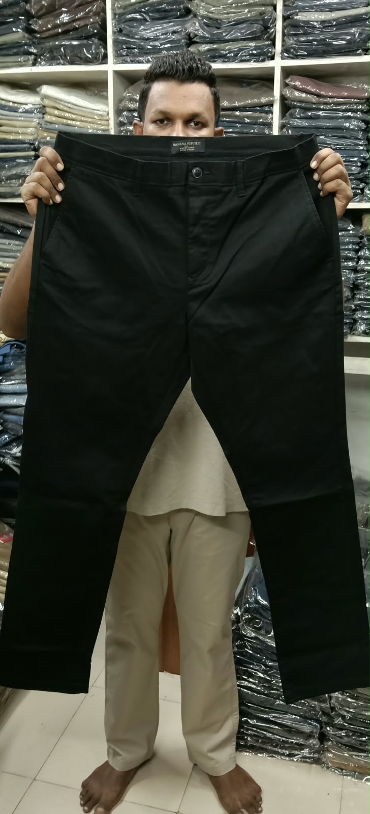অরজিনাল এক্সপোর্টের Banana republic গ্যাভাডিং প্যান্ট black
